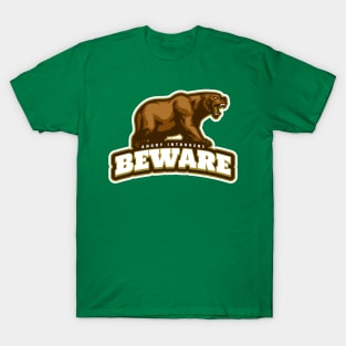 Angry Introvert Beware, Funny Anti Social T-Shirt